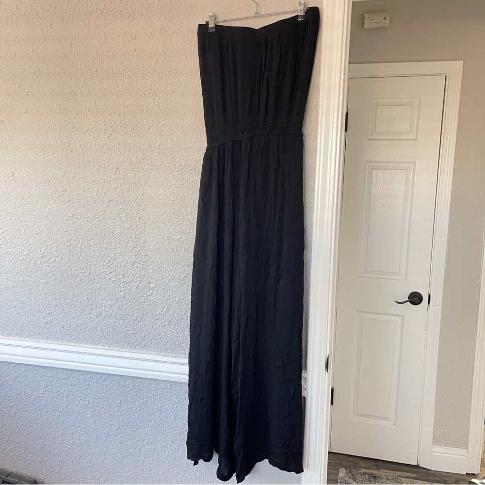 Vici Off Shoulder Strapless Wide Leg Jumpsuit Size L NWT - Picture 14 of 15